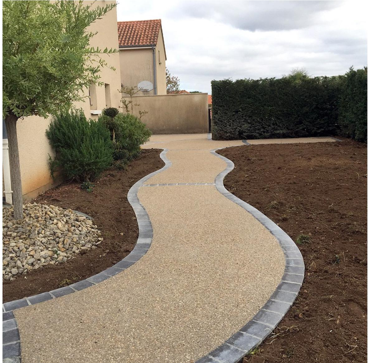 Rénovation d'allée pavée