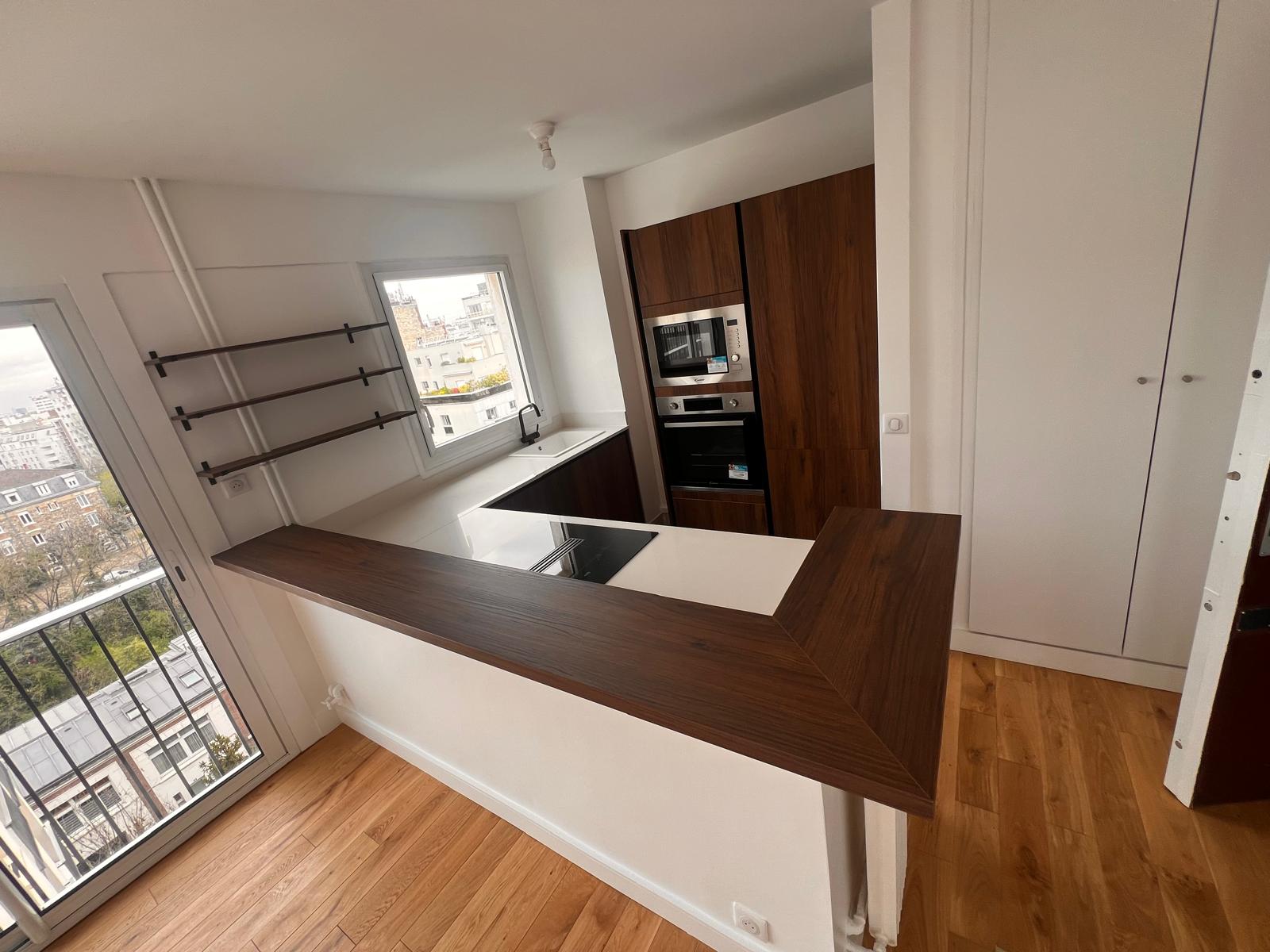 Pose de cuisine appartement