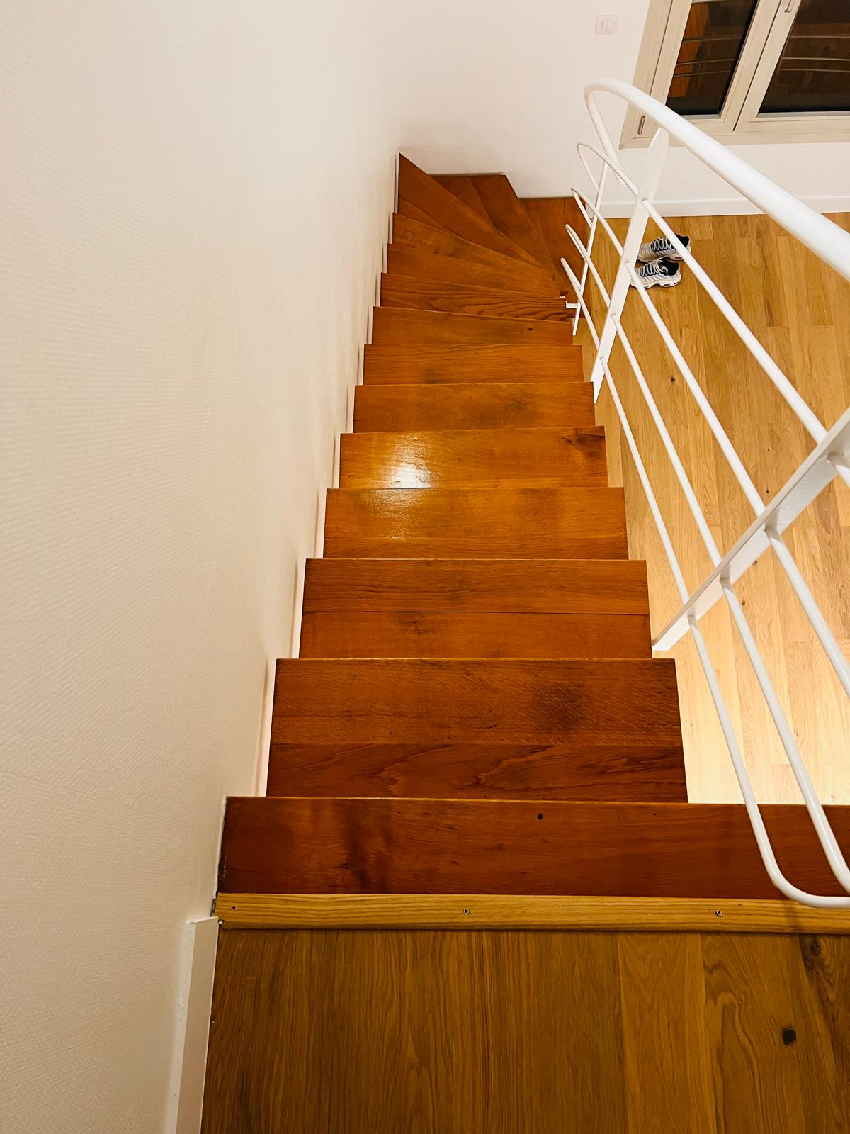 Création d'escalier avec rambarde