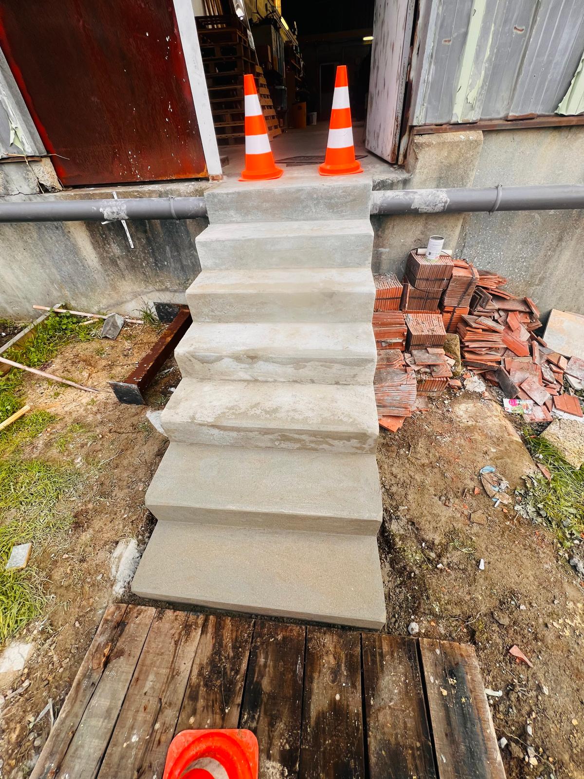 Rénovation d'escaliers extérieurs